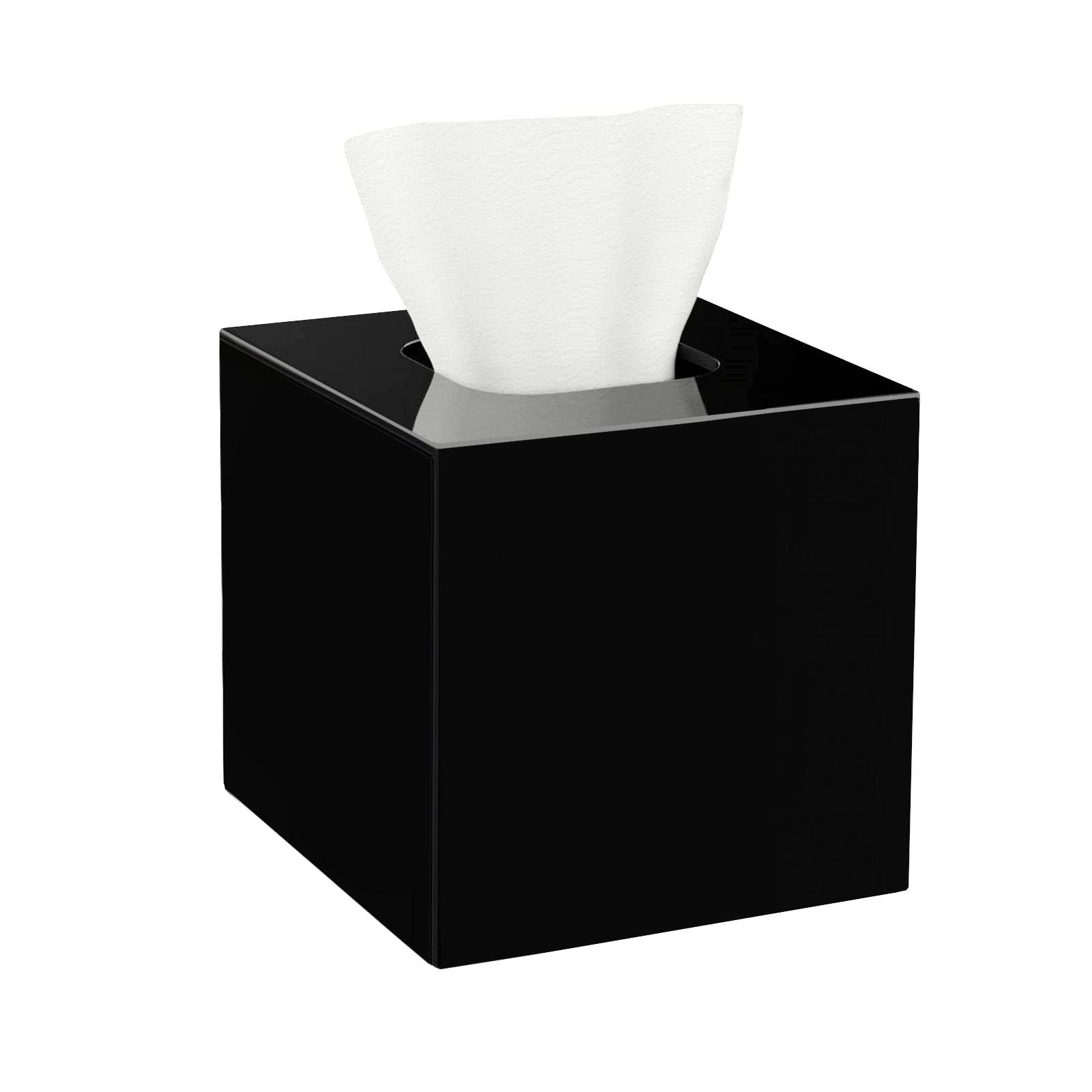 Foto 1 | Dispensador De Pañuelos Faciales Hblife Cuadrado De Acrílico Negro - Venta Internacional.