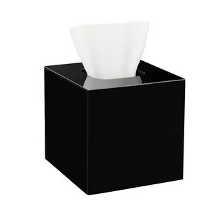 Foto 1 | Dispensador De Pañuelos Faciales Hblife Cuadrado De Acrílico Negro - Venta Internacional.