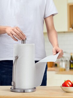 Foto 2 | Soporte Para Toallas De Papel Smartake De Pie, Acero Inoxidable, Plateado - Venta Internacional.