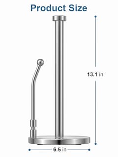 Foto 3 | Soporte Para Toallas De Papel Smartake De Pie, Acero Inoxidable, Plateado - Venta Internacional.