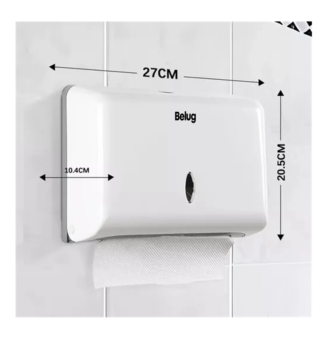 Foto 4 pulgar | Dispensador De Papel Toallas Sanitas Para Cocina Y Baños Blanco