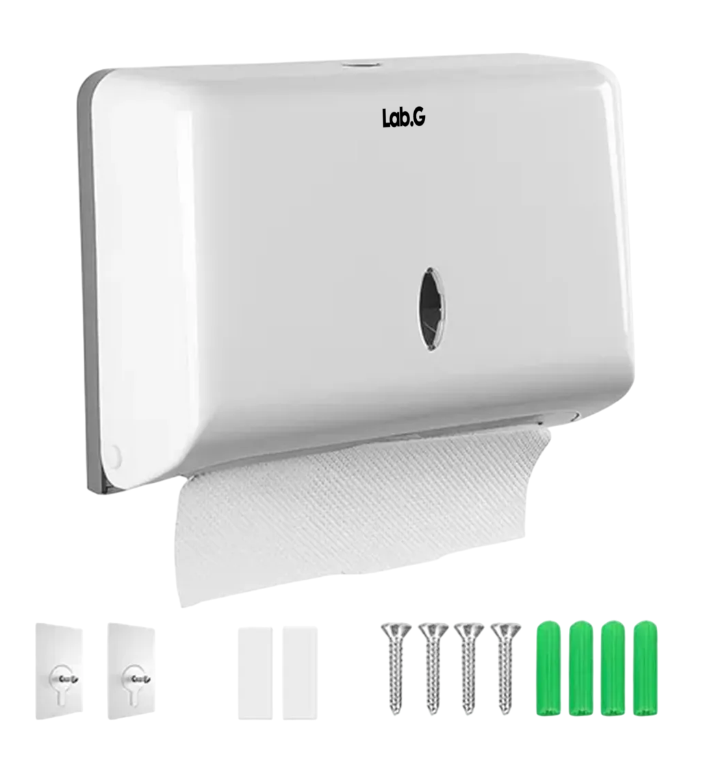 Dispensador De Papel Toallas Sanitas Para Cocina Y Baños Blanco