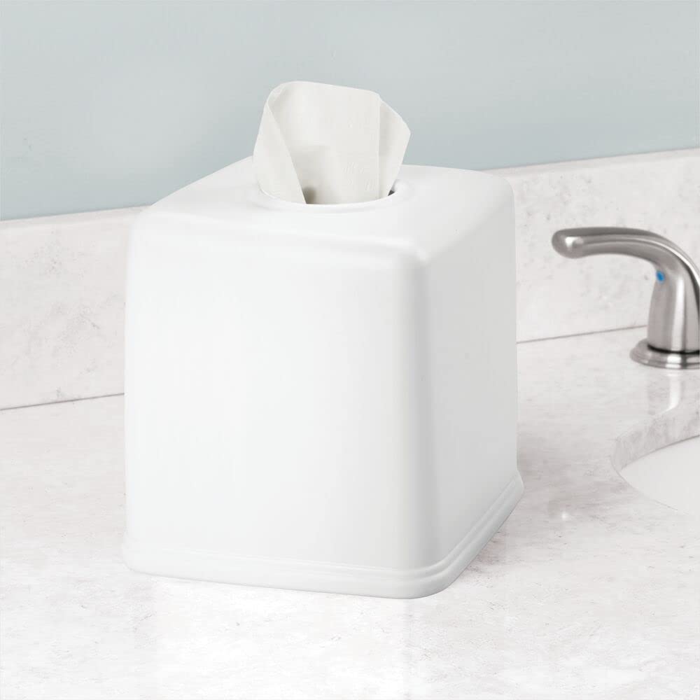 Foto 2 | Funda Para Pañuelos Faciales  Diseño M  Plástico  Color Blanco - Venta Internacional.