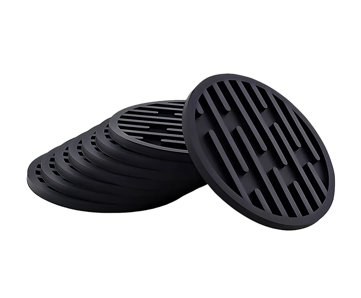 Foto 2 pulgar | Portavasos Belug color Negro 8 Piezas