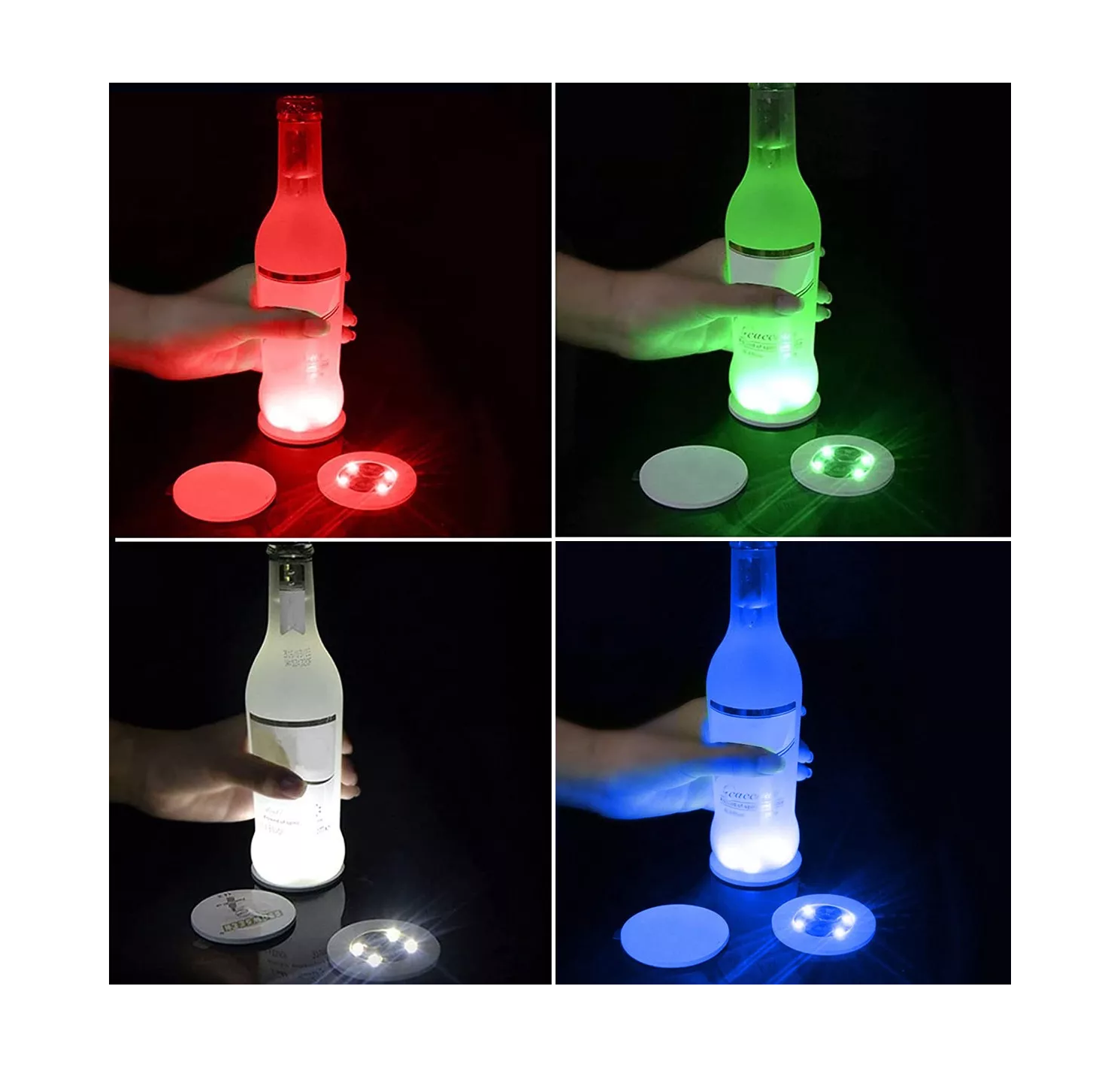 Foto 4 pulgar | Portavasos Lab.G con Luz Led 16 Piezas