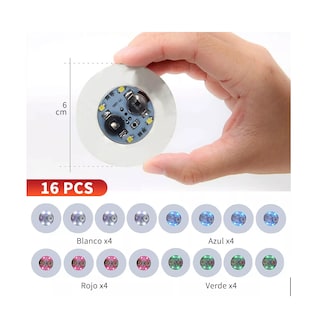 Foto 4 | Portavasos Belug con Luz Led 16 Piezas