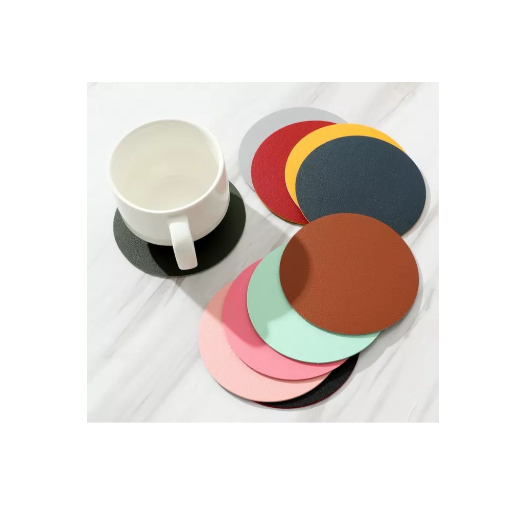 Foto 3 pulgar | Posavasos Antideslizantes Grandes 10 Cm 10 Piezas Bicolor
