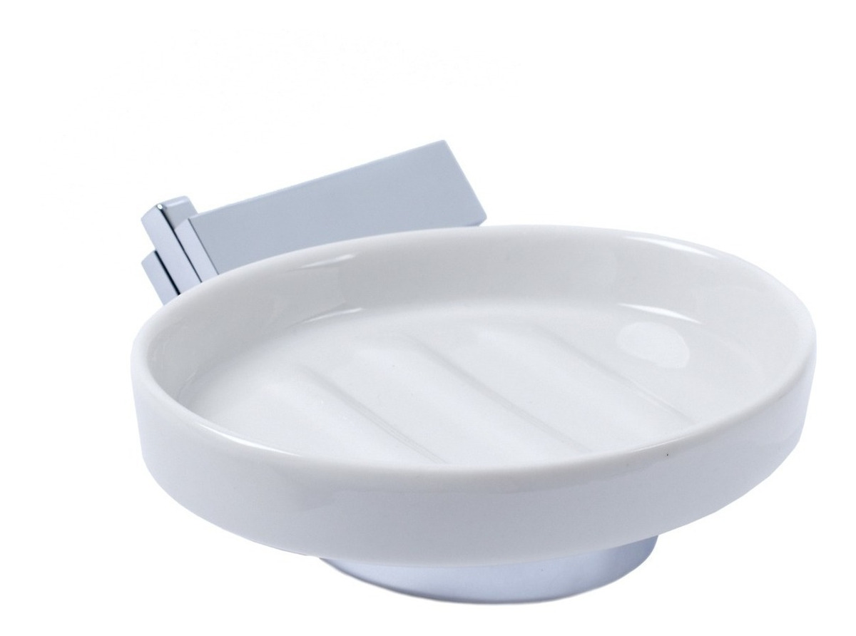 Jabonera de Cristal Gravita AB 1906.5A 05 color Blanco