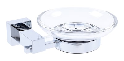 Foto 1 | Jabonera de Cristal con Base Gravita color Plata