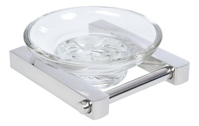 Foto 1 | Jabonera de Cristal con Base Gravita AB 1913.5A 46 color Plata