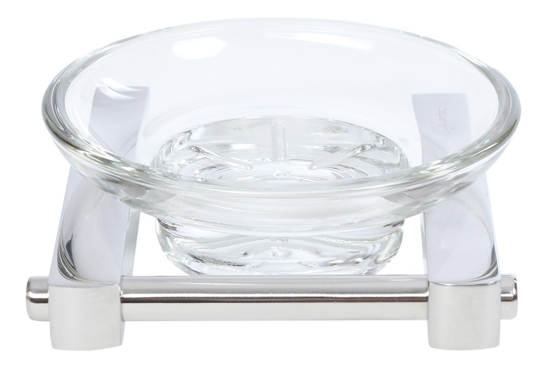 Foto 5 pulgar | Jabonera de Cristal con Base Gravita AB 1913.5A 46 color Plata