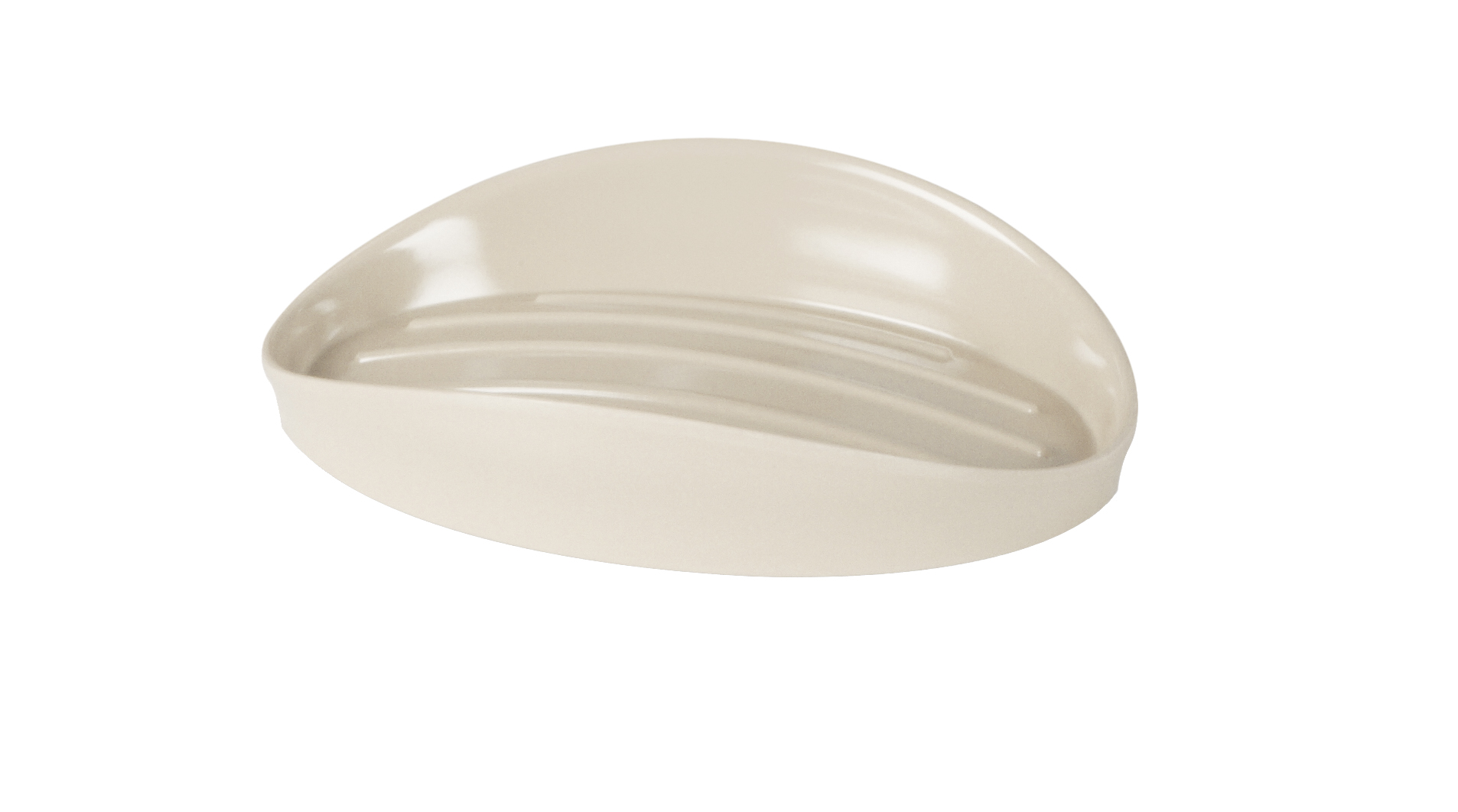 Foto 2 pulgar | Jabonera Curva para Regadera Beige