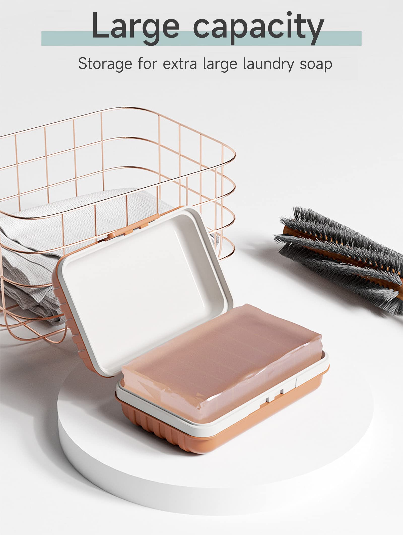 Foto 4 pulgar | Jabonera de Viaje Doter a Prueba de Fugas con Tapa y Soporte para Drenar Jabón - Venta Internacional
