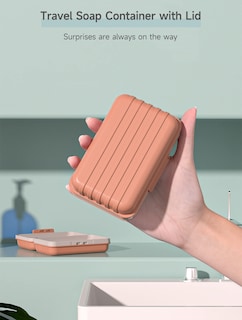 Foto 6 | Jabonera de Viaje Doter a Prueba de Fugas con Tapa y Soporte para Drenar Jabón - Venta Internacional
