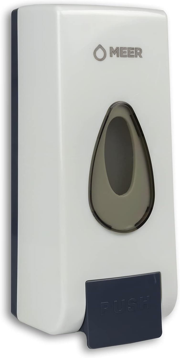 Foto 7 pulgar | Dispensadores De Jabón De Plástico, Color Blanco Con Capacidad De 600 Ml C/u (incluye 2 Despachadores De Jabon