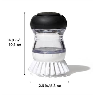Foto 6 | Cepillo Dispensador De Jabón Oxo Good Grips, Color Negro, Transparente Y Blanco - Venta Internacional.