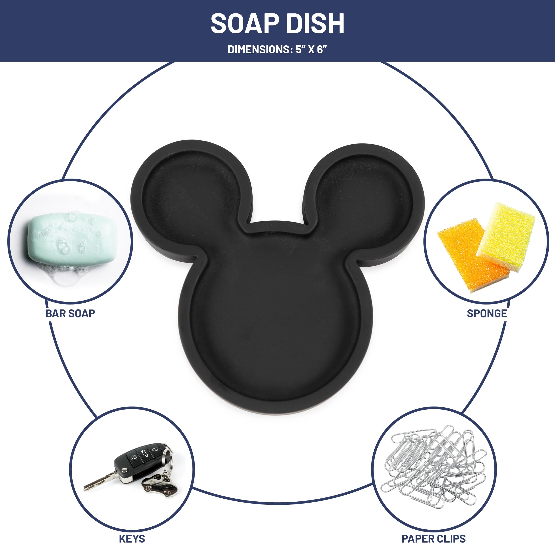 Foto 5 | Set Organizador de Baño Jay Franco Disney Mickey Mouse 4 Piezas - Venta Internacional