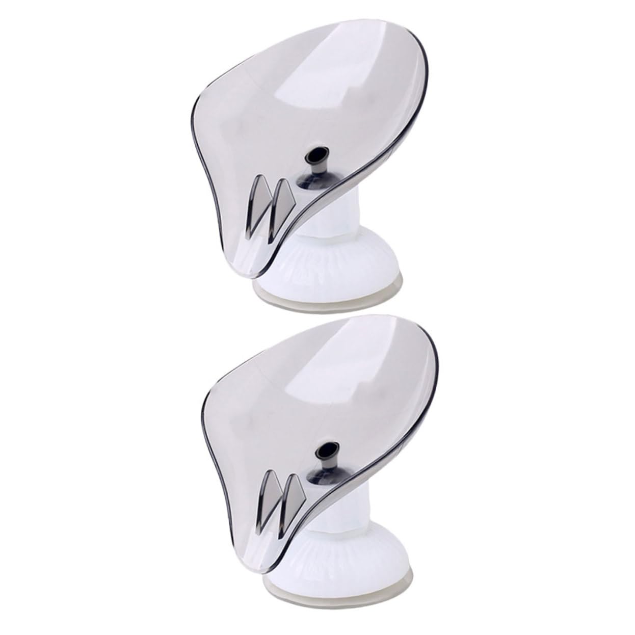 Jabonera Feltechelectr Con Forma De Hoja Giratoria, Color Gris - Venta Internacional.