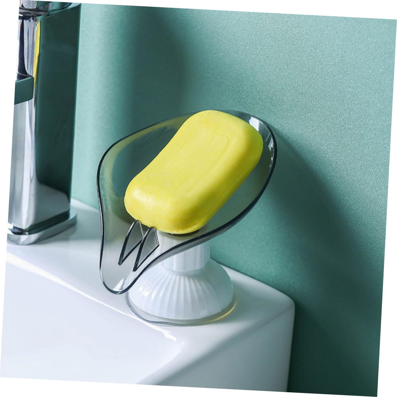 Foto 6 | Jabonera Feltechelectr Con Forma De Hoja Giratoria, Color Gris - Venta Internacional.