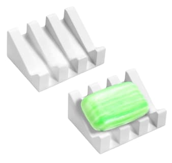 Foto 1 | Exclusiva Jabonera Xtellar De Silicona De Alta Calidad Con Super Drenaje, Set De 2, Color Negro