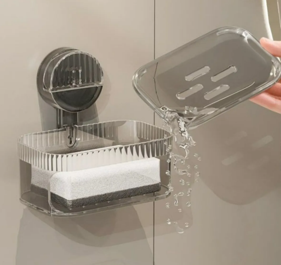 Foto 4 pulgar | Xtellar Jabonera Deluxe 2 En 1: Comodidad Y Durabilidad Para Tu Baño