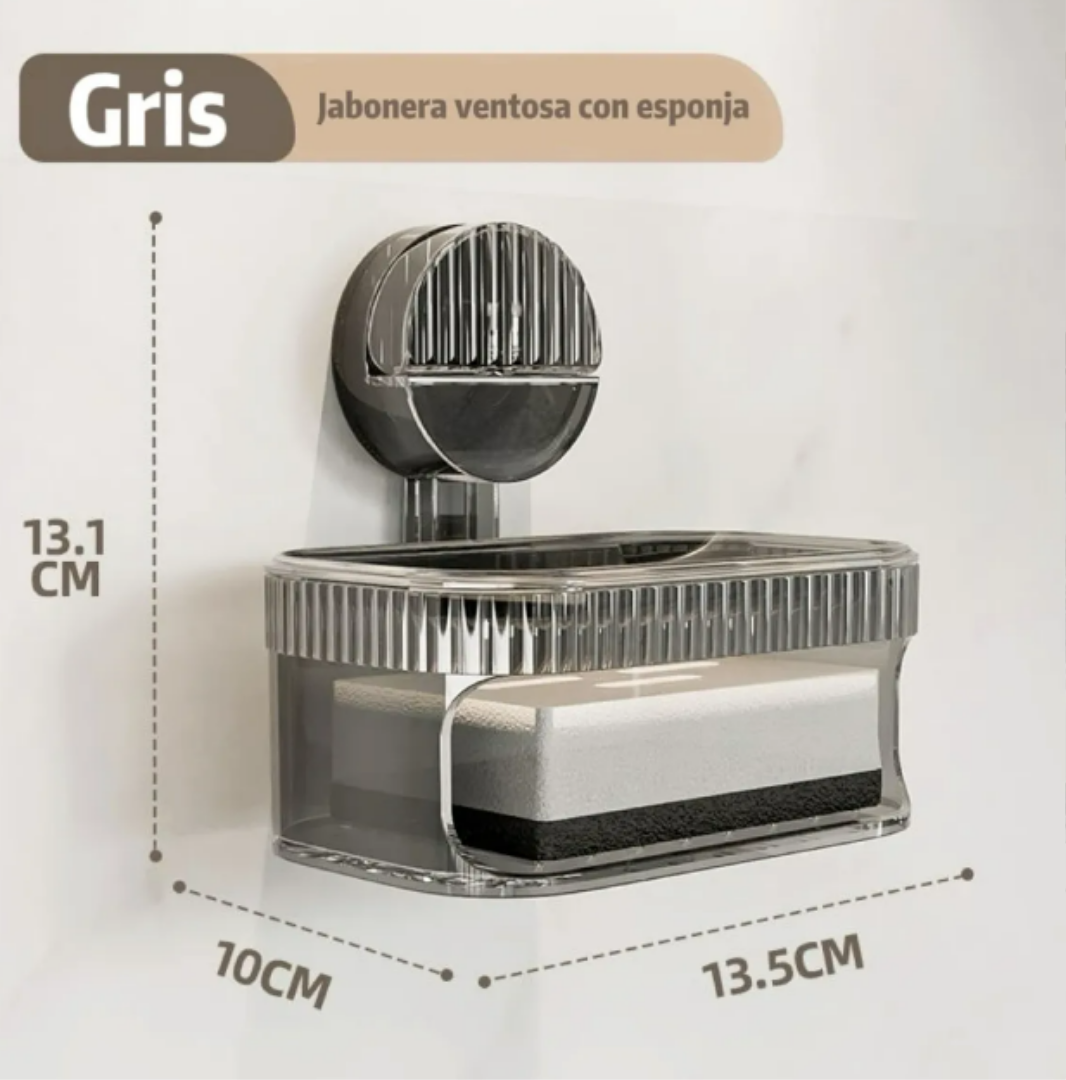 Foto 5 pulgar | Xtellar Jabonera Deluxe 2 En 1: Comodidad Y Durabilidad Para Tu Baño
