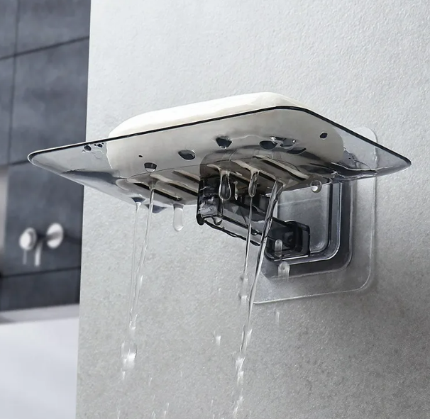 Foto 2 | Xtellar Jabonera De Pared De Plástico Resistente Y Transparente - Pack De 2