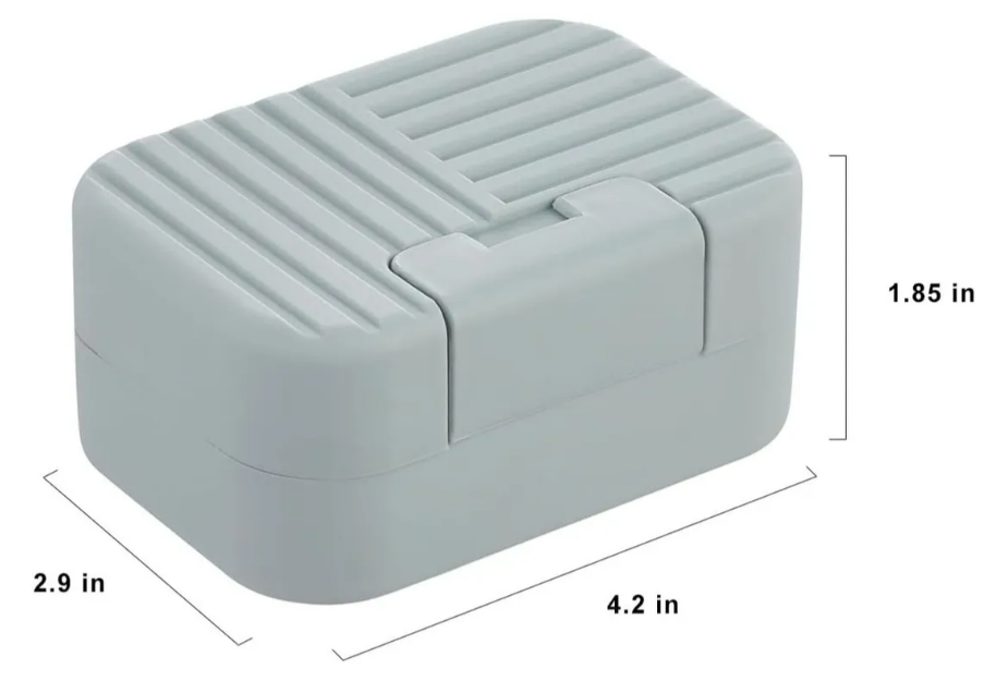 Foto 5 pulgar | Xtellar Juego De 3 Jaboneras Portátiles Premium Con Tapa Para El Hogar Y Viajes