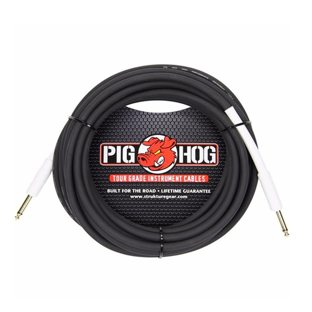 Cable para Guitarra o Bajo Pig Hog 5.66 Metros