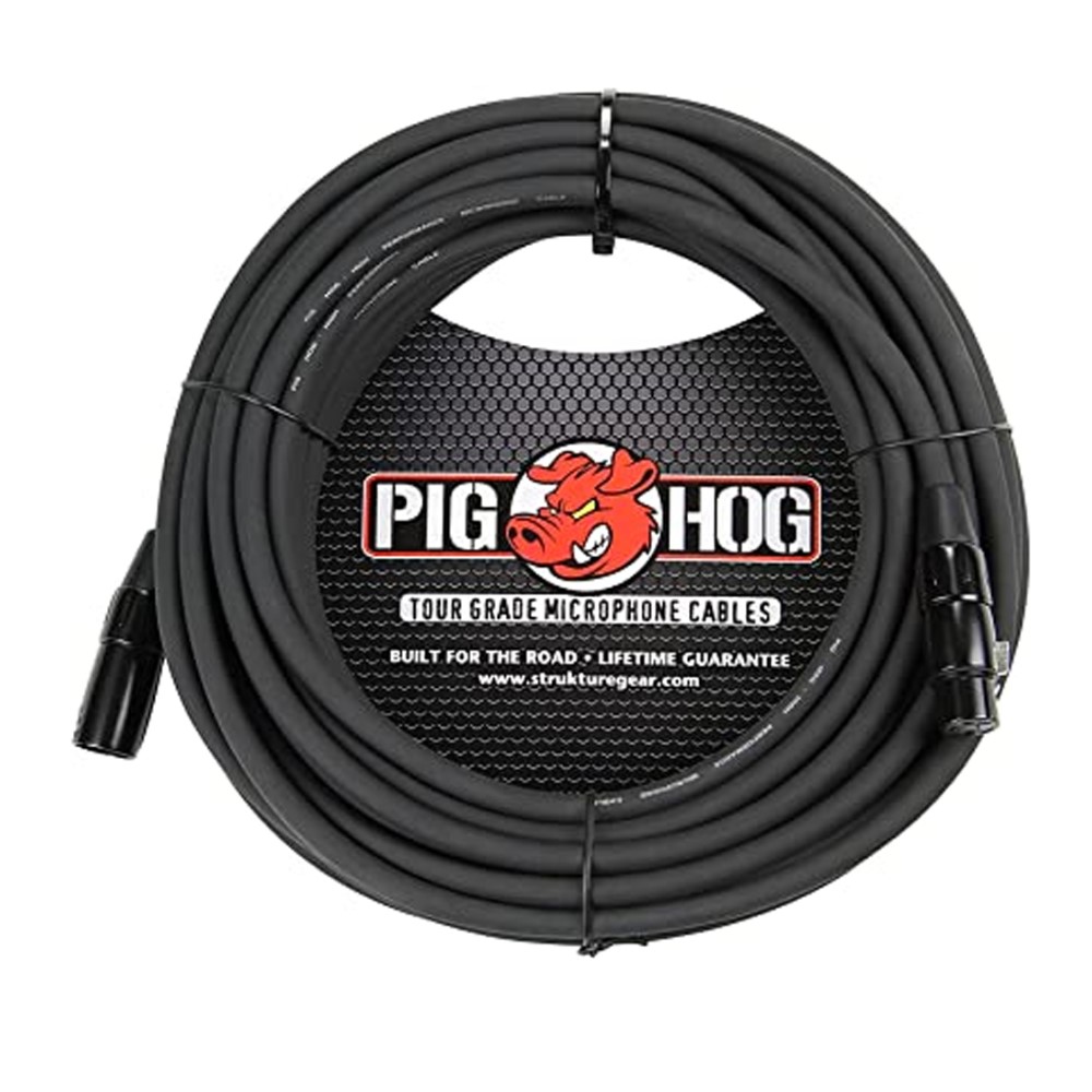 Foto 2 pulgar | Cable para Micrófono XLR Pig Hog Negro 15 m