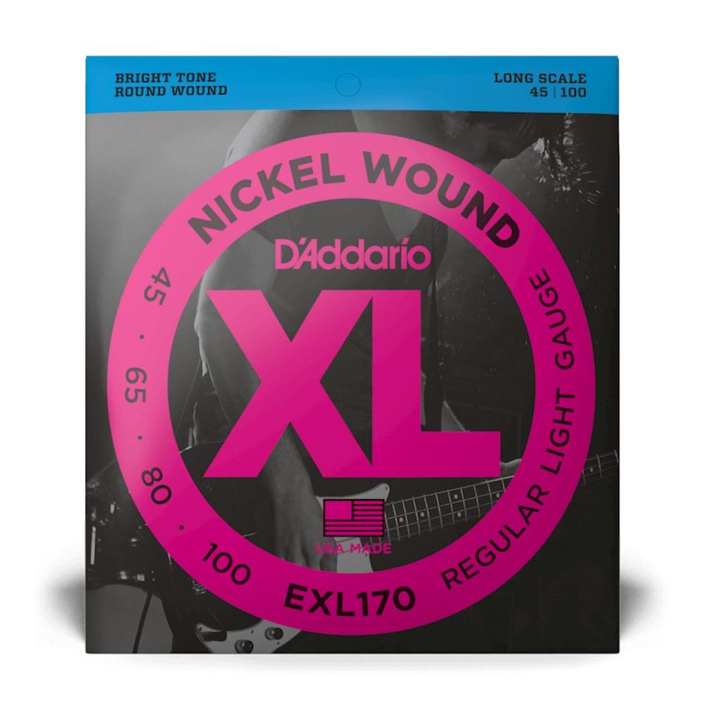 Encordadura para Bajo de 5 Cuerdas D’addario Exl170 Entorchado en Níquel