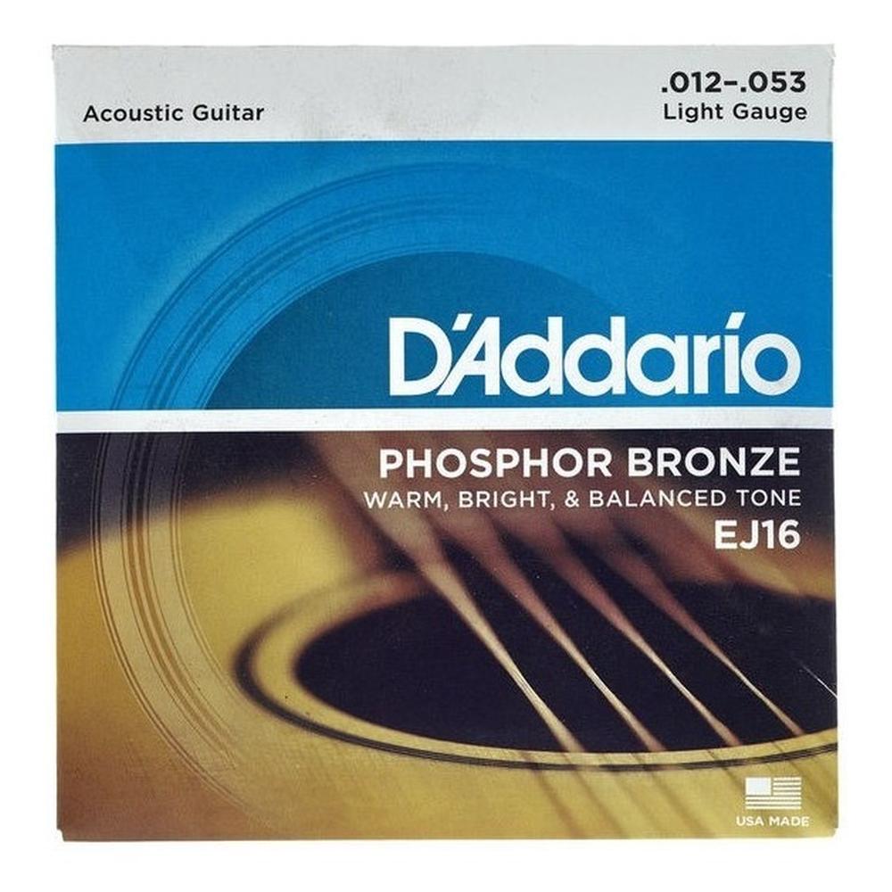 Cuerdas 12/53 Phosphor Bronze Ej-16 Daddario