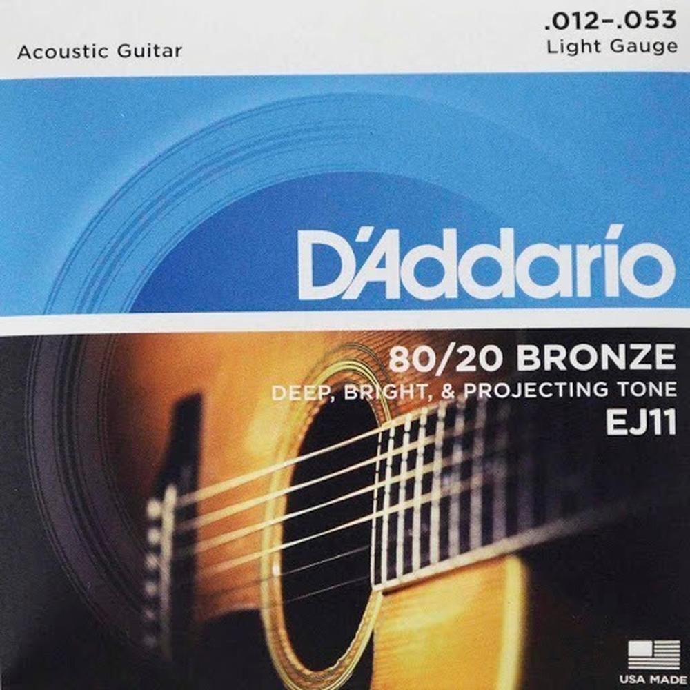 Foto 2 pulgar | Cuerdas para Guitarra Acústica D’Addario de Bronce Ej-11