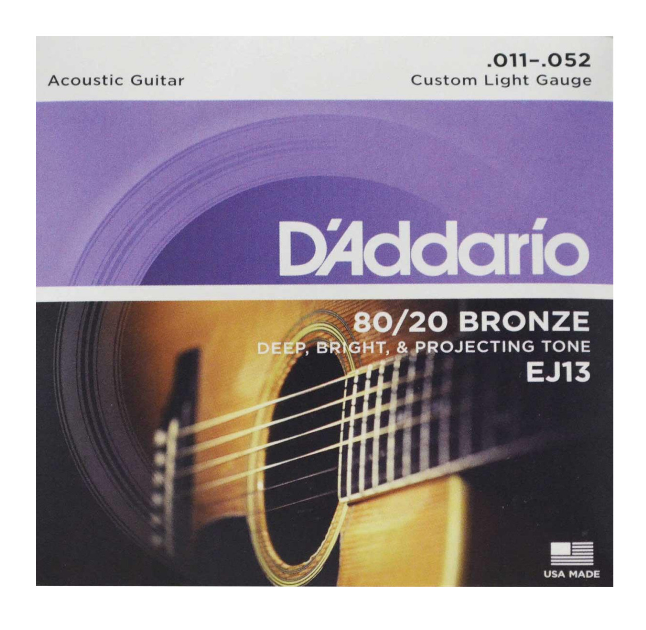 Encordadura Daddario EJ13-3D 3 Pack Guitarra Acústica