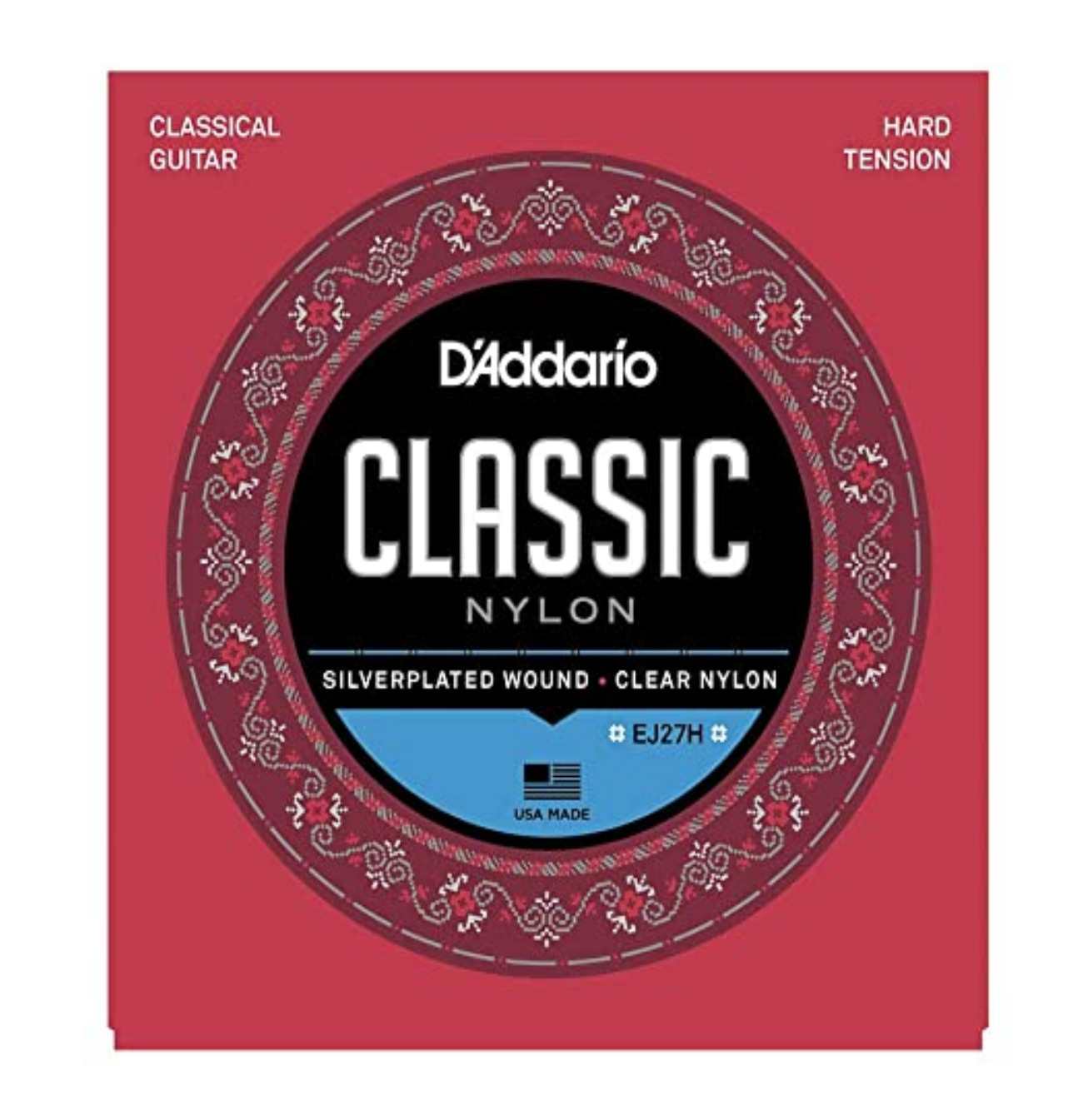 Cuerdas para Guitarra Clásica Nylon D Addario Ej27h