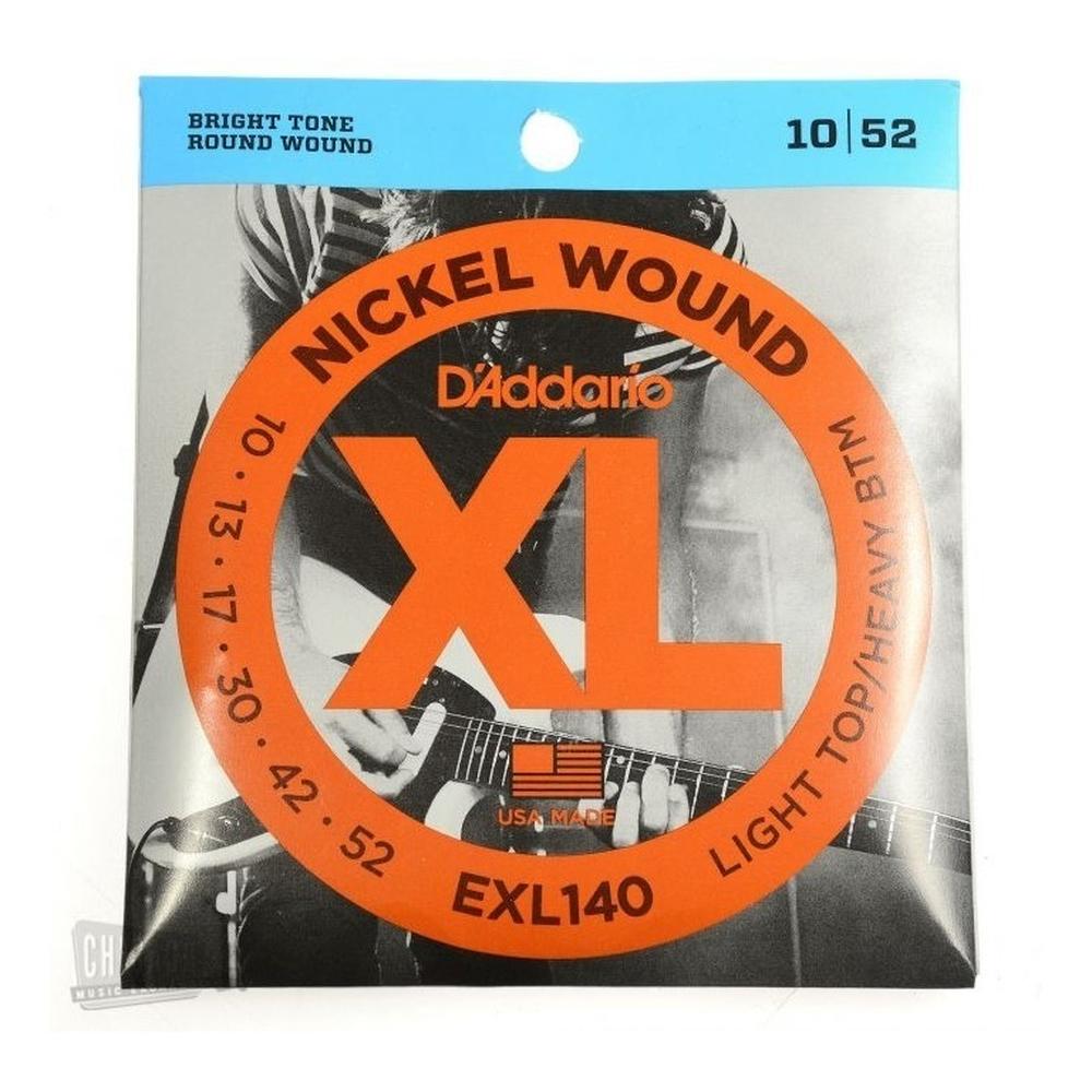 Foto 2 pulgar | Set de Cuerdas para Guitarra Eléctrica con Entorchado D’addario Exl140 color Negro