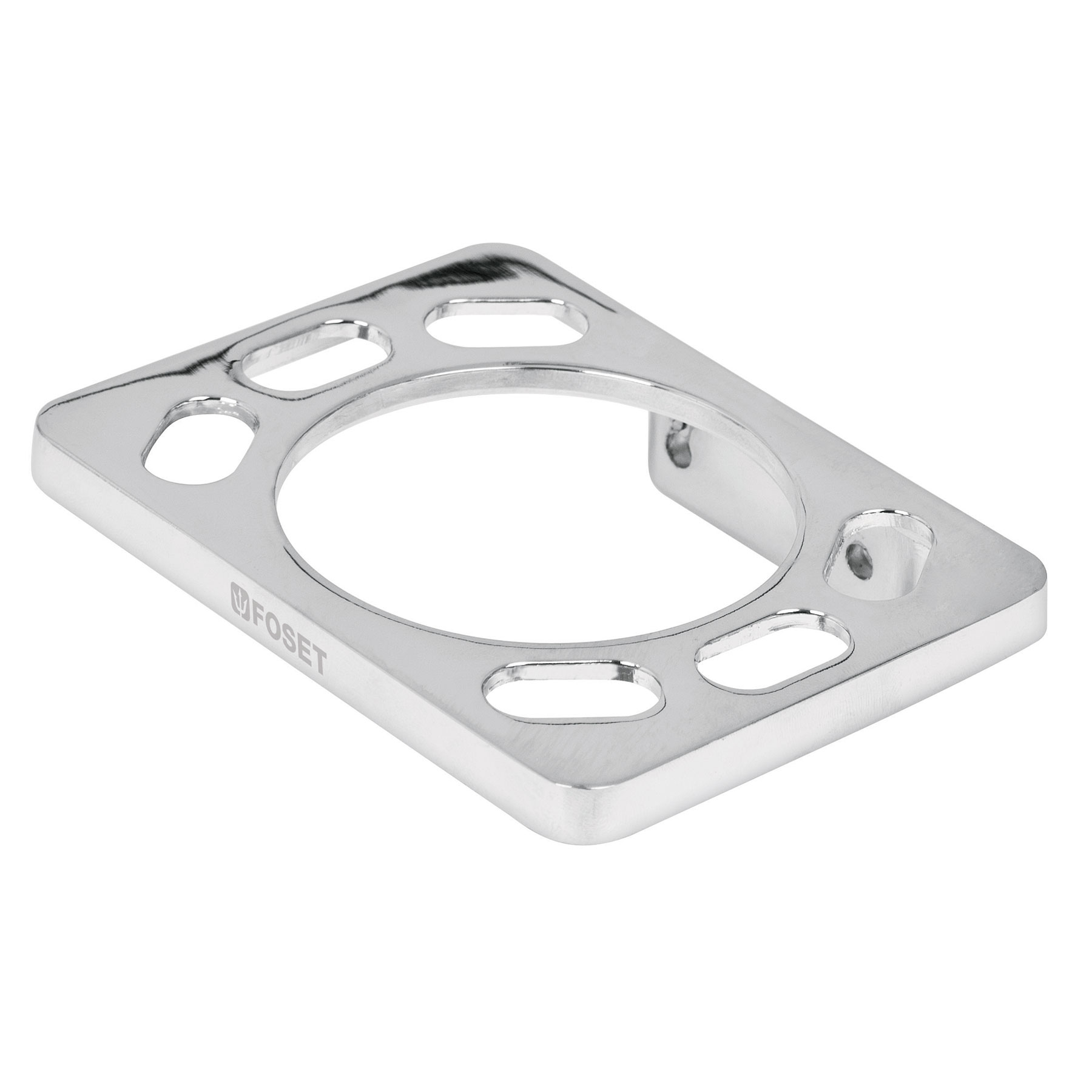 Portavaso/Portacepillos Foset A-907 color Plata
