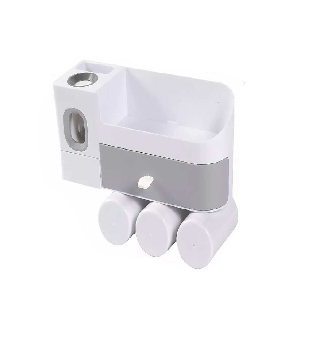 Foto 2 pulgar | Soporte Para Cepillos Dientes Organizador Baño Montado Pared Blanco