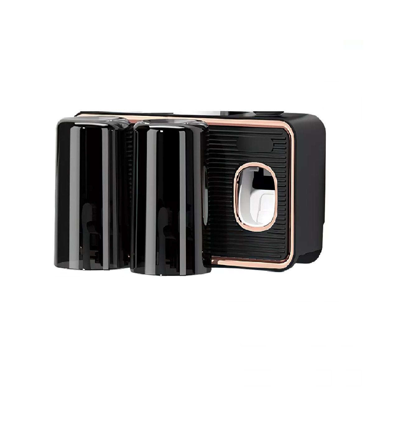 Foto 1 | Porta Cepillos de Pared con Dispensador de Pasta Negro