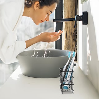 Foto 7 | Soporte para Cepillos de Dientes HBlife Small de Acero Inoxidable Negro - Venta Internacional