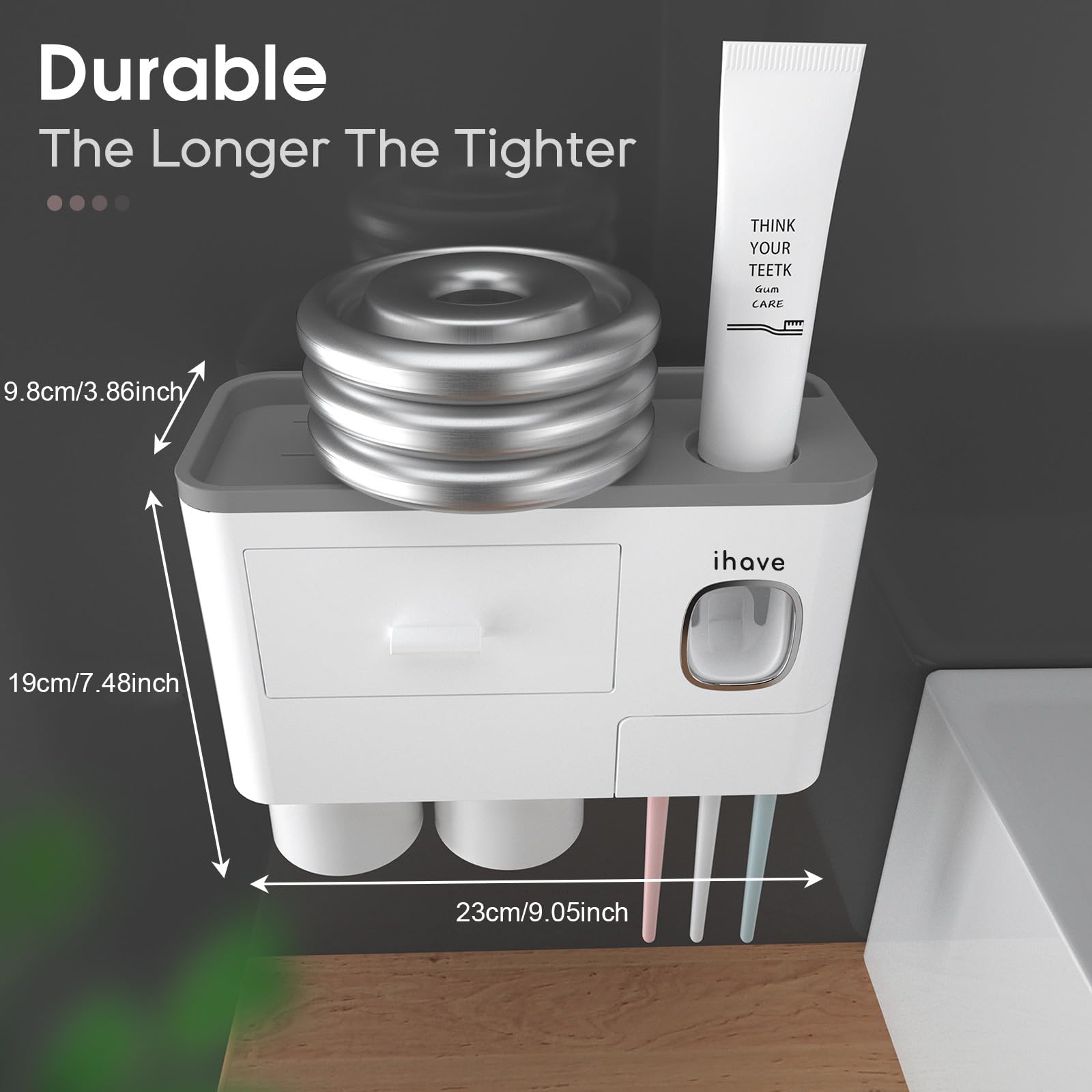 Foto 6 pulgar | Soporte para Cepillos de Dientes Ihave con Dispensador - Venta Internacional