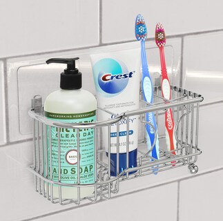 Foto 7 | Soporte Para Cepillos De Dientes Simple Houseware, Acero Inoxidable, 6 Ranuras - Venta Internacional.