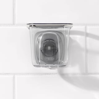 Foto 5 | Vaso Para Accesorios De Ducha Oxo Good Grips Stronghold, Transparente Con Succión - Venta Internacional.