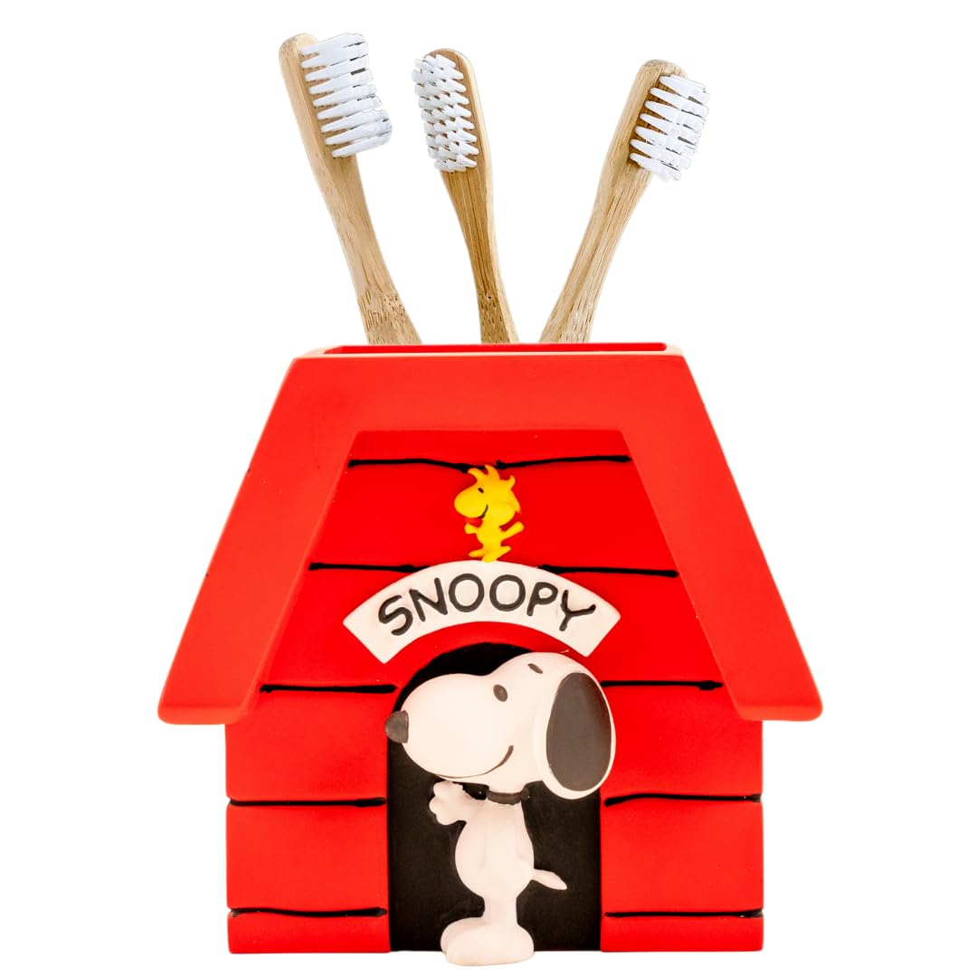 Foto 1 | Soporte Para Cepillos De Dientes Franco Peanuts Snoopy (licencia Oficial) - Venta Internacional.