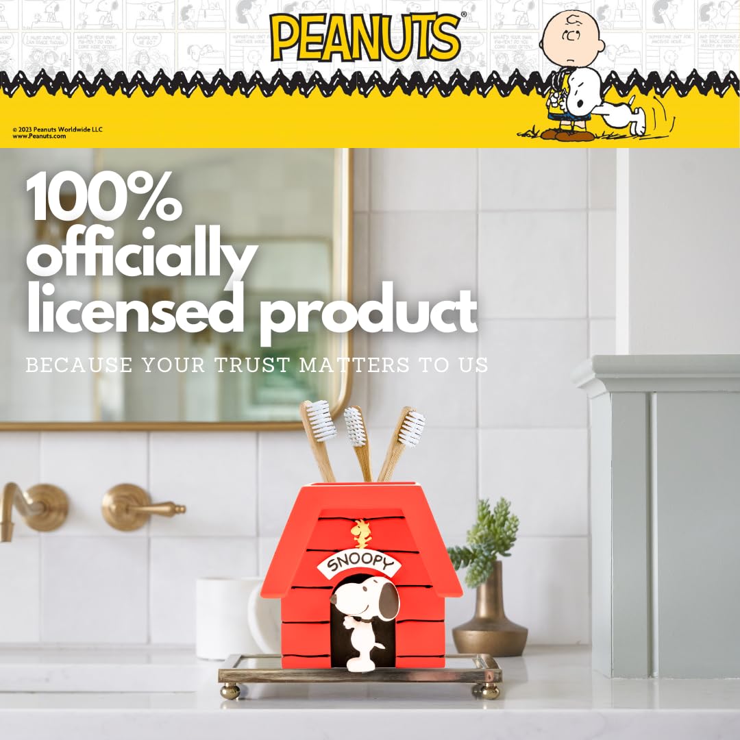 Foto 5 pulgar | Soporte Para Cepillos De Dientes Franco Peanuts Snoopy (licencia Oficial) - Venta Internacional.