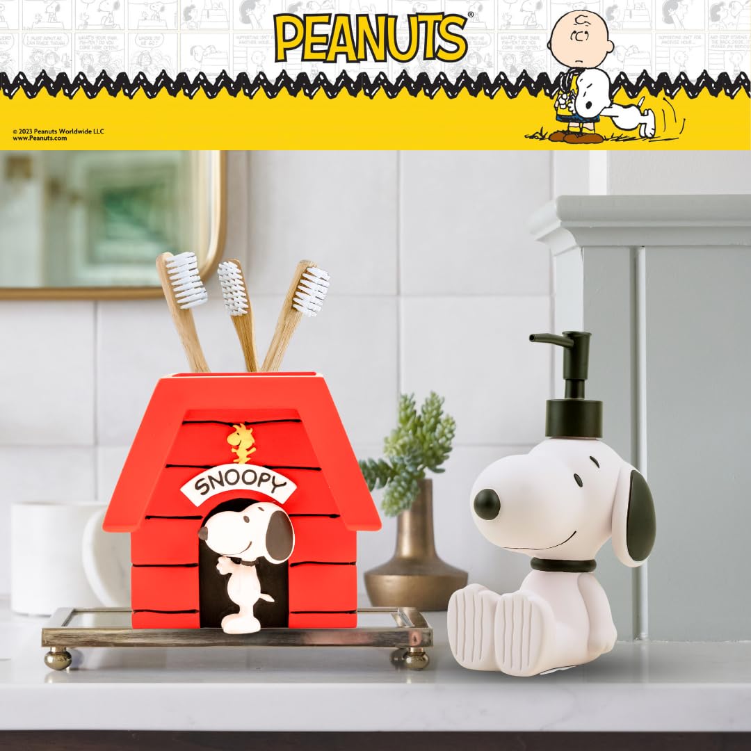 Foto 5 | Soporte Para Cepillos De Dientes Franco Peanuts Snoopy (licencia Oficial) - Venta Internacional.