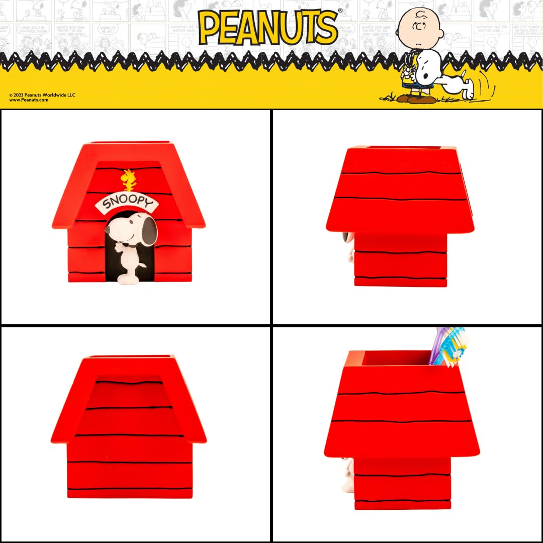 Foto 7 pulgar | Soporte Para Cepillos De Dientes Franco Peanuts Snoopy (licencia Oficial) - Venta Internacional.