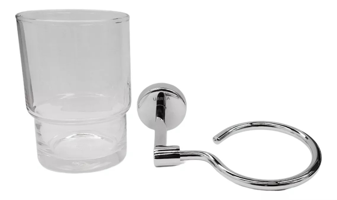 Foto 3 pulgar | Porta Cepillos Con Vaso Para Empotrar