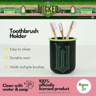 Foto 2 | Soporte Para Cepillos De Dientes Franco Collectibles Wicked Con Licencia Oficial - Venta Internacional.