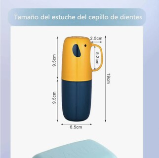 Foto 3 | 2 Estuches Porta Cepillo Dientes Pasta Dental Viaje Portátil